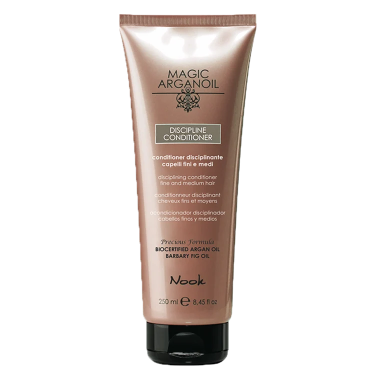 NOOK MAGIC ARGANOIL DISCIPLINE CURLY MILK PIENELIS GARBANOTIEMS PLAUKAMS