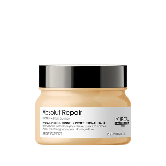 SERIE EXPERT ABSOLUT REPAIR MOLECULAR MASK WITH PROTEIN AND GOLD QUINOA
Plaukų kaukė 250ml
