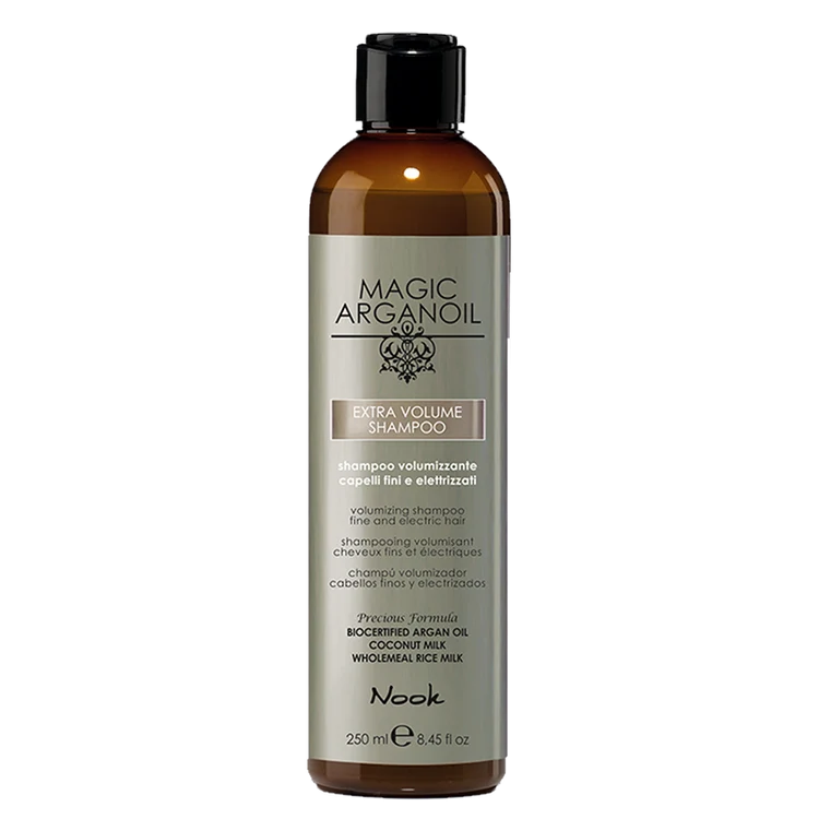 NOOK MAGIC ARGANOIL EXTRA VOLUME APIMTIES SUTEIKIANTIS ŠAMPŪNAS 250ml