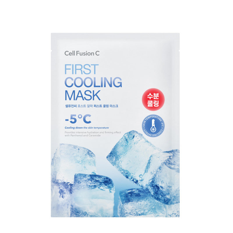 Vėsinanti ir drėkinanti veido kaukė "First Cooling Mask", 1 vnt.