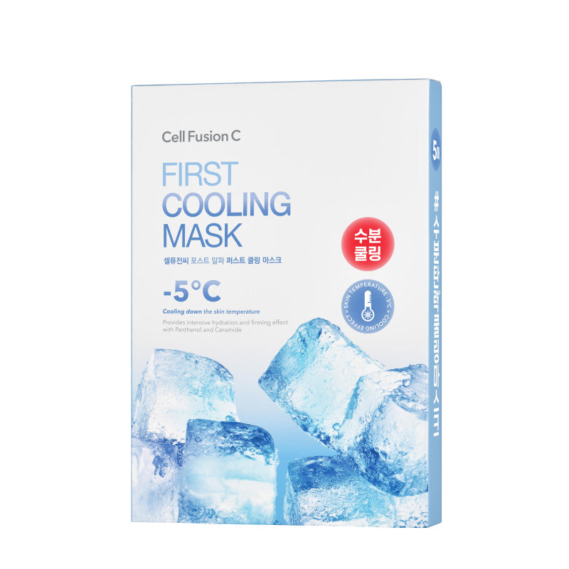 Vėsinanti ir drėkinanti veido kaukė "First Cooling Mask", 1 vnt.