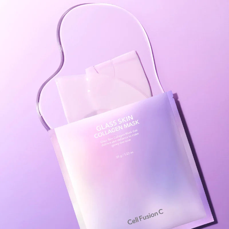Skaistinanti hidrogelinė kaukė su kolagenu "Glass Skin Collagen Mask", Cell Fusion C