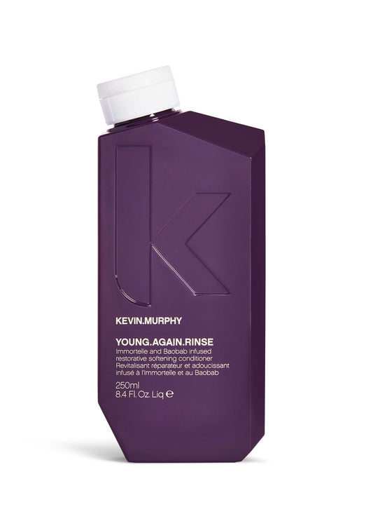 KEVIN.MURPHY „YOUNG.AGAIN.RINSE“ – atkuriamasis, intensyviai minkštinantis kondicionierius 250ml